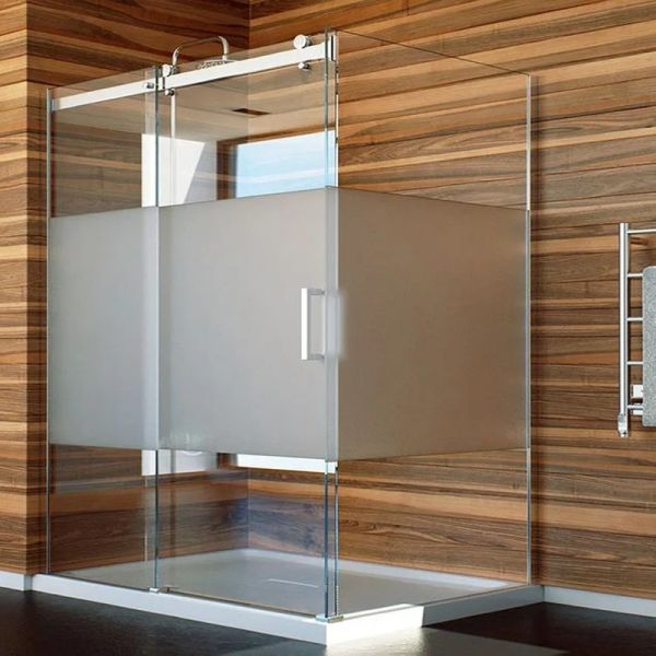 Bathroom Shower Bath Screens Glass End Panel Waterproof Bathroom Sheet Wall Paneling