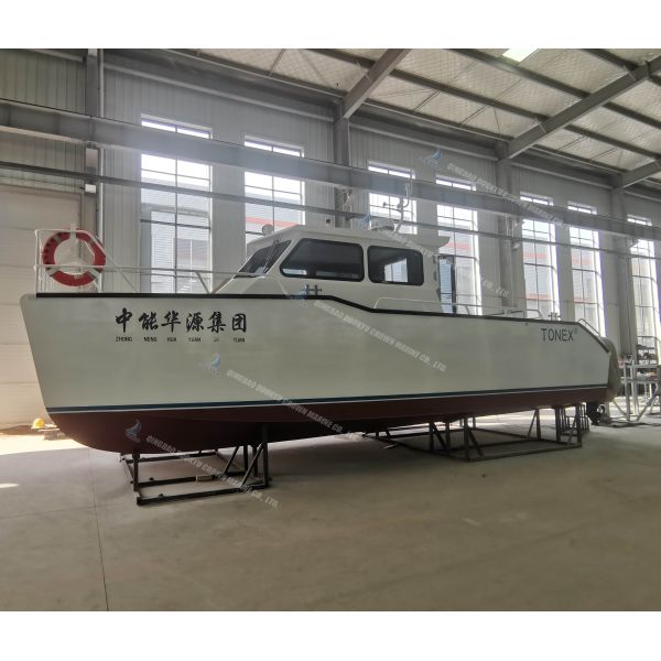 DK-CM32 9.8m Customizable Aluminum Alloy Catamaran Work Boat with Cabin