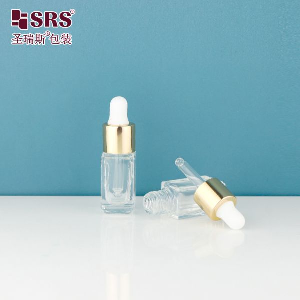 D97-4ml Black Silkscreen Logo Customized Essential Oil Glass Dropper Bottle For Precision Dispensing