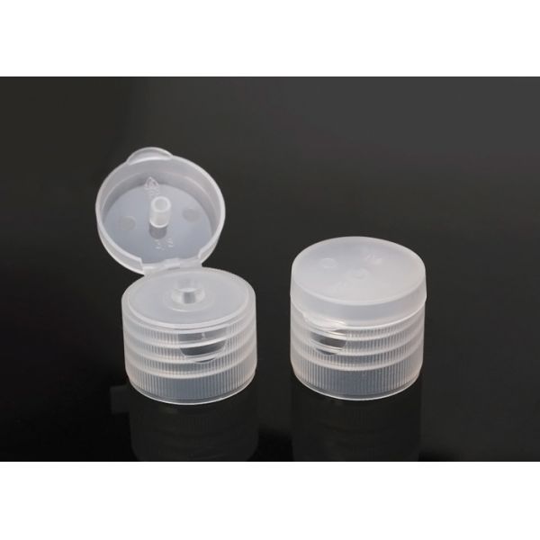 28/410 Natural Flip Top Cap, Plastic Dispensing Caps For Bottle, PP Plastic Closures Supplier
