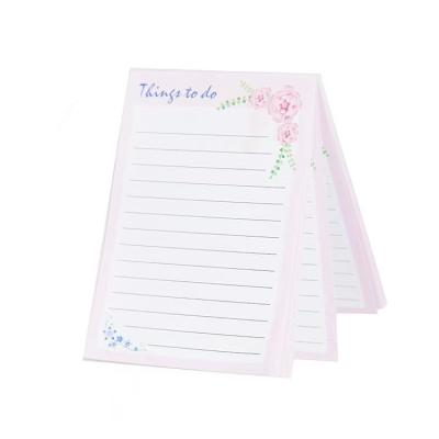 Combinação da nota de Creative Cute Mini Notepad Diary Pink Sticky do estudante