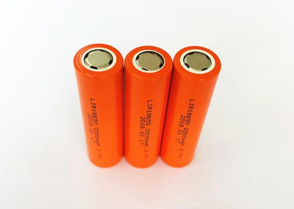 Orange 18650  Li Ion Battery Pack 11.1V 2000mAh 22.2Wh 3S1P CE UL RoHS Approved