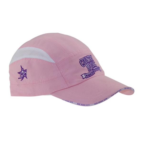 Beautiful Pink Women'S Workout Hats Custom Embroidered Running Hats SEDEX Certified