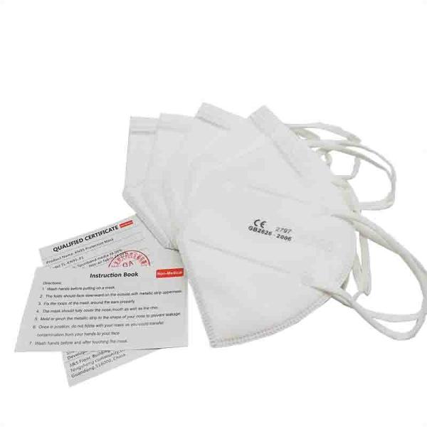 Disposable 3d fold dust kn95 face mask non woven anti pollution en149 respirator