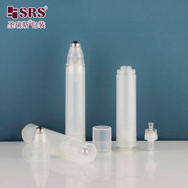 AY 10ML 15ML Luxury Eye Gel Airless Roller Bottle Massage Applicator