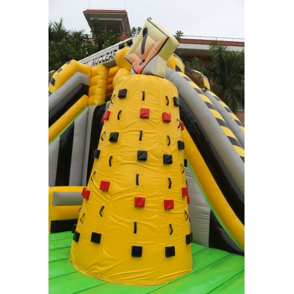 0.9mm Plato Pvc  Inflatable Amusement Park For Outdoor / Indoor Activity