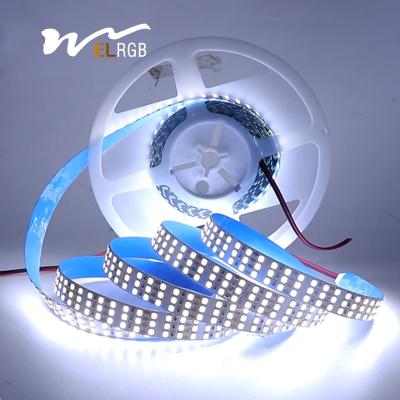 Três fileiras de LED Strip 2835 360/480 leds por metro 16mm Self Stick LED luzes