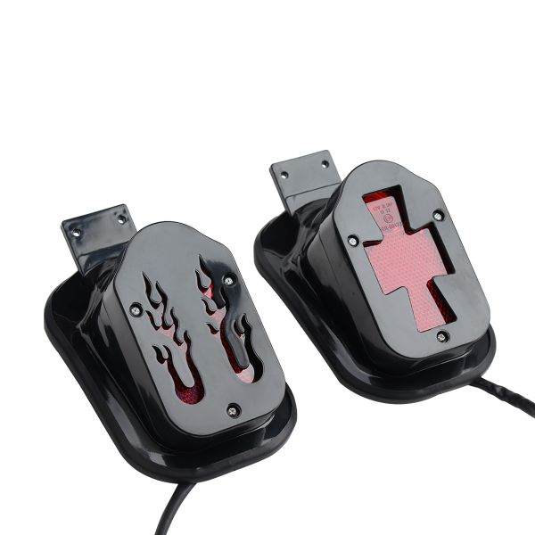 12VユニバーサルフィットLEDオートバイテールライト（12ヶ月保証付き） - フレームスタイルリアライト