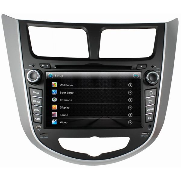 Ouchuangbo Car GPS Navi DVD Radio for Hyundai Verna /Accent /Solaris Central Multi System OCB-7025A