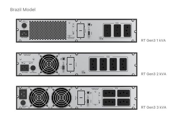 Delta Amplon RT Gen3 1-3KVA Single-phase Rack UPS with LCD Display for Networking