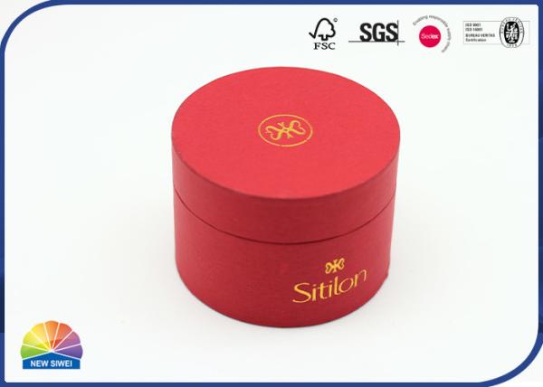 High End Gift Cylinder Paper Tube For Cosmetic Jewelry Packaging