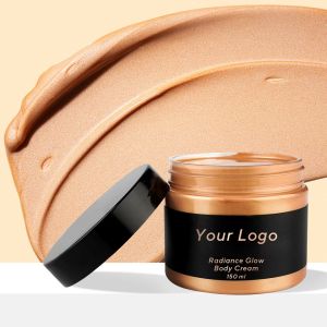 Low Gloss Oil Cosmetic Cream Bronze Shining Makeup Private Label Liquid Highlighter Foundation Make-up Face Makeup Sunscreen