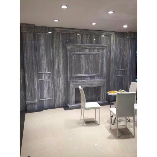 Blue Wooden Vein Marble Slabs,Blue Wood Grain Marble Slabs