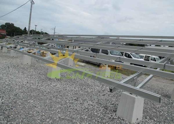 Commercial Solar Panel Ground Mount Kit , Solar Pv Mounting Systems