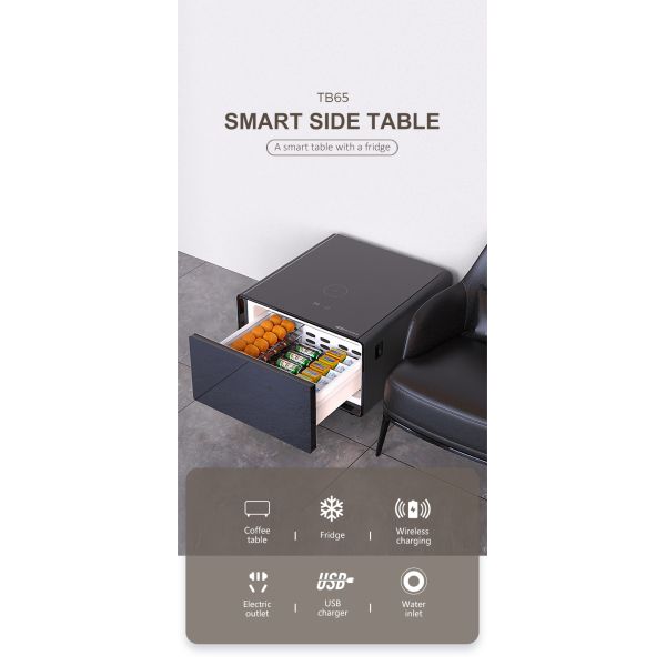 Home Furniture Refrigerator Touch Screen Side Table with 0.32kwh/24h Power Consumption
