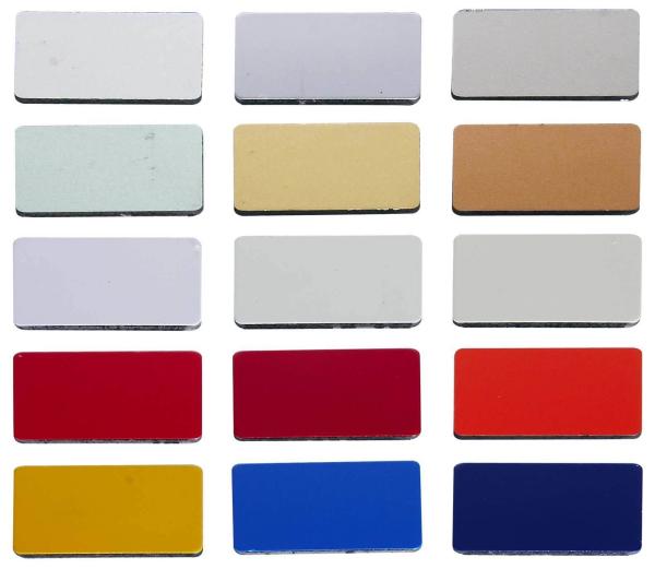 painel composto de alumínio imprimível UV de 1220*2440mm Matt RAL