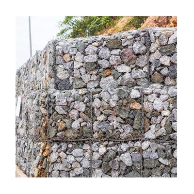 Supply Galvanized Wire Mesh Hexagonal Gabion Wall Basket Box for River Construction