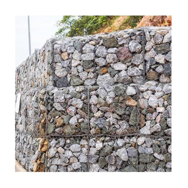 Supply Galvanized Wire Mesh Hexagonal Gabion Wall Basket Box for River Construction