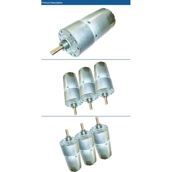 Hofon Motor 37mm GM37-555SH DC micro brushed gear motor 6V 12V 24V large torque for grass mower