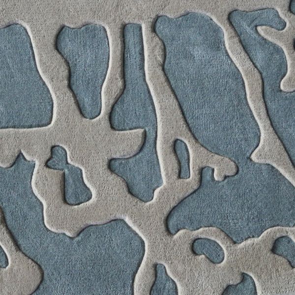 Zealand Wool and Silk Cut Pile Hand Tufted Carpet All-Season Handmade Rug for Living Room