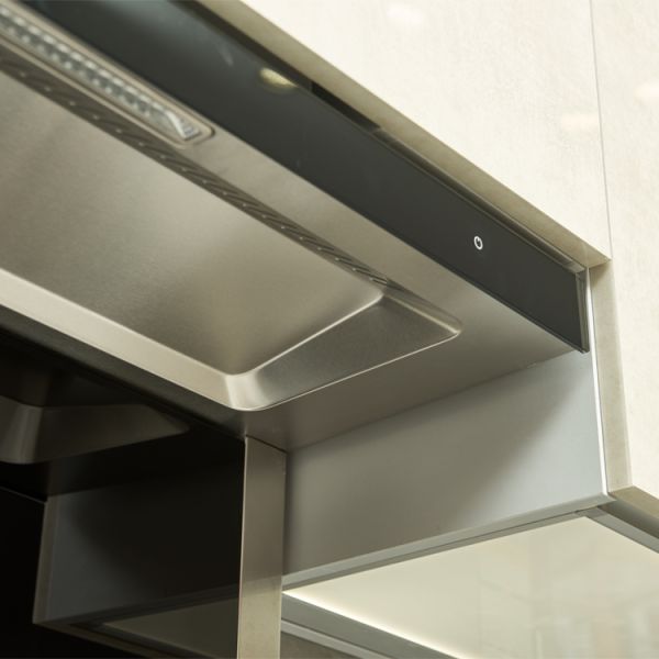 High Gloss Floating Cabinet Acrylic Door 18mm Membrane Kitchen Cabinets