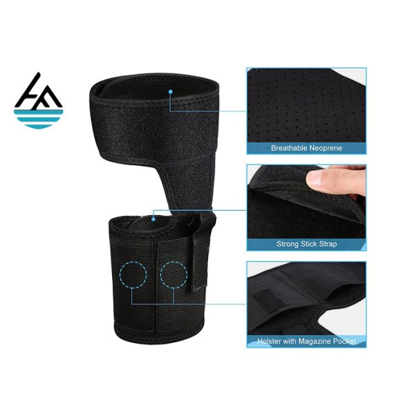 Sports Safety Neoprene Ankle Brace , Strong Sticky Ankle Stabilizer Brace