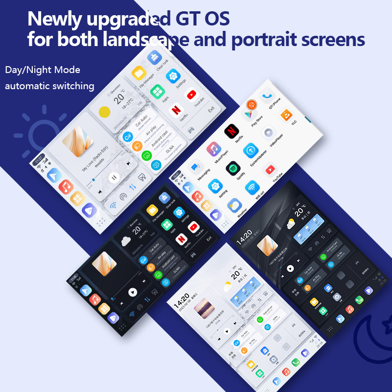Система автоинфоразвлечений GT6 Android CarPlay AI Box Искусственный интеллект Box