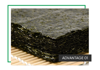 Silver Grade 10Sheets Sushi Nori Certified Dark Green Hand Roll Temaki Roasted Sushi Nori Seaweed Wrapper