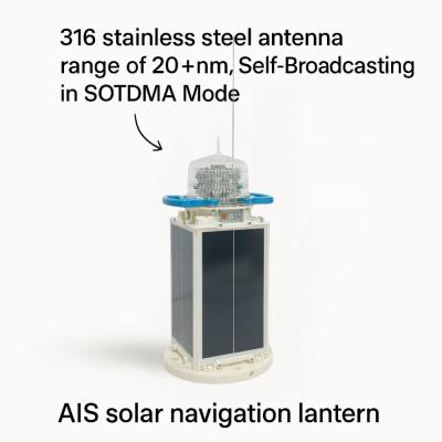 IP68 Rating Solar Marine Lanterns Solar Powered AIS AtoN Light For Buoy & Beacon