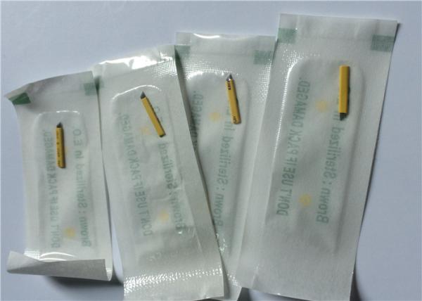 0.25mm 7 Pins Eyebrow 3D Microblading Needles Stainless Steel For Permanent Makeup
