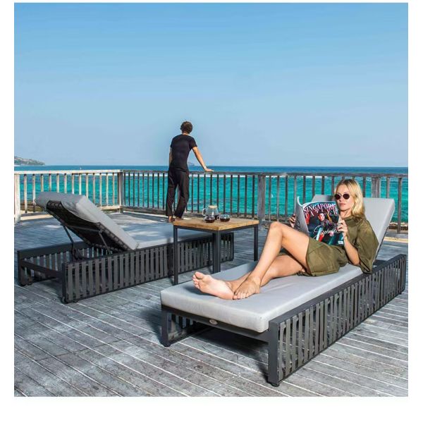 Modern Outdoor Aluminum Rattan Garden Sofa Chair Set Waterproof Eco-Friendly for Villa Apartment Courtyard & Leisure Lounge Use