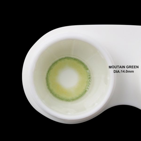 Корректирующие естественные покрашенные объективы рецепта изумрудно-зеленые