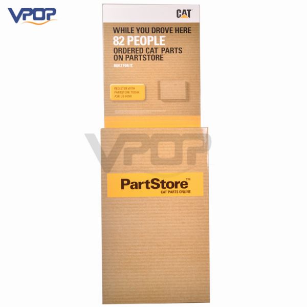 Popular Cardboard Dump Displays Oil Lamination Surface For Fashion Products Retail