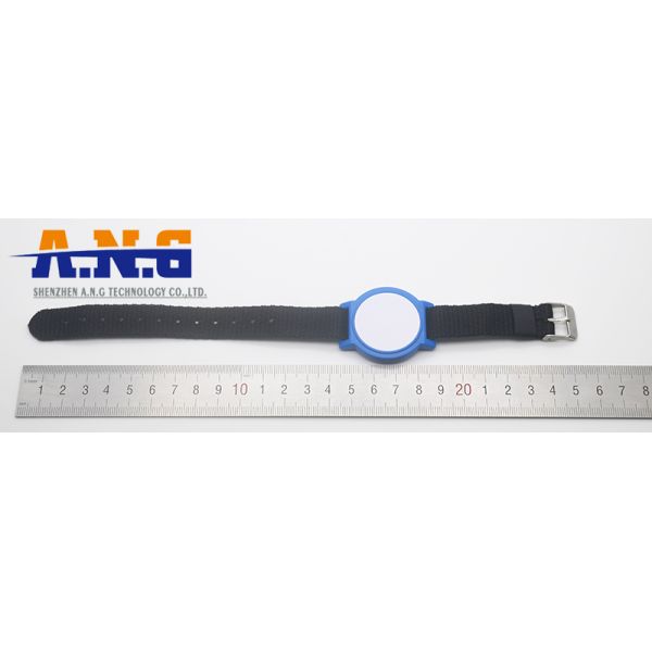 Nylon rfid wrist band , rfid concert wristbands / arm tag easy to take