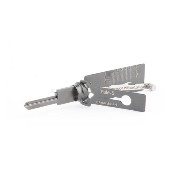 formation de serrurier outils kit Lishi outils Yale-5 Yale-6 cisa-5 serrure piquer 2-IN-1 Pick