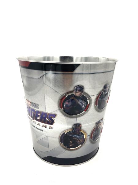 DADI 85oz Conical Metal Popcorn Bucket 2.4L 0.23mm-0.28mm Food Grade Tinplate Cans