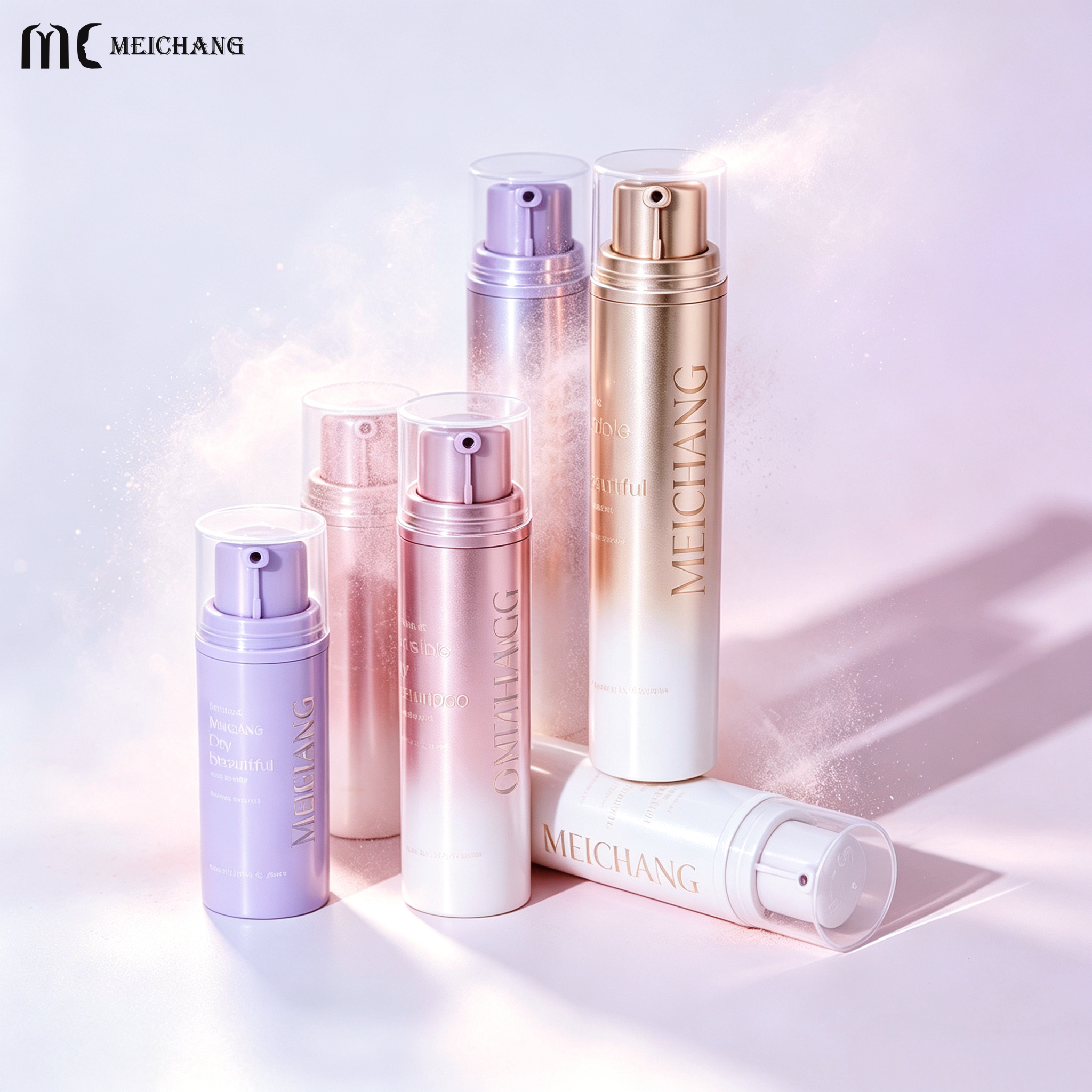Eco-Friendly PP Dry Powder Spray Bottle for Makeup & Body Glitter (MC-1514)