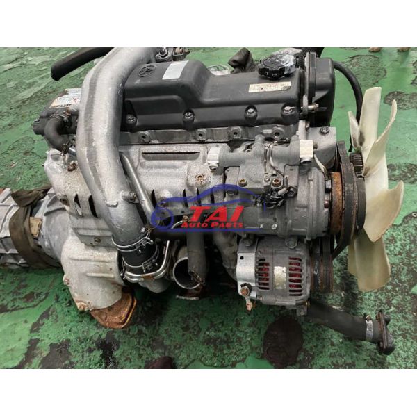 1KZ использовало двигатель Японии первоначальный полный, двигатель хорошего состояния 1KZ-T с передачей