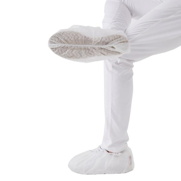 PP Non Slip Disposable Indoor Shoe Covers White 30gsm 35gsm 40gsm
