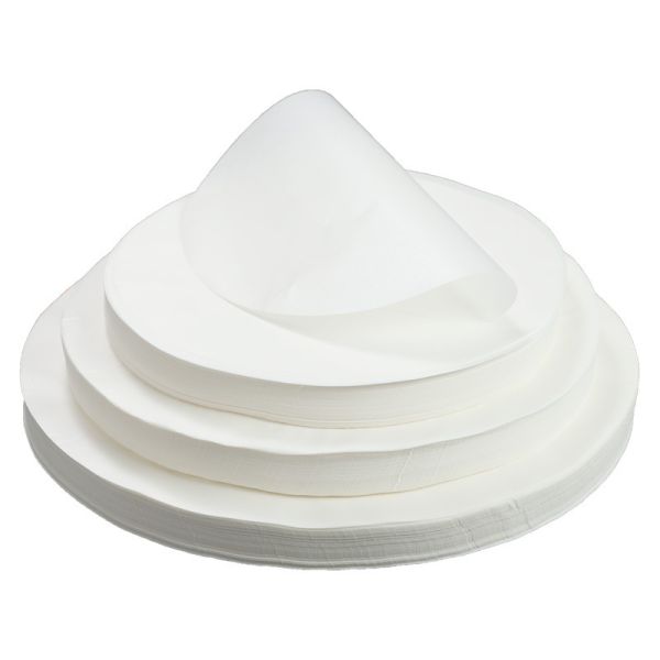 Disposable Food Wrapping Paper White Food Parchment Paper Round
