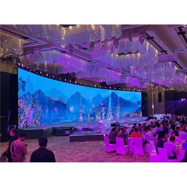 Led chipstar Best quality Program mulinsen P4 Indoor 512x512 Background Rental Led Display Screen