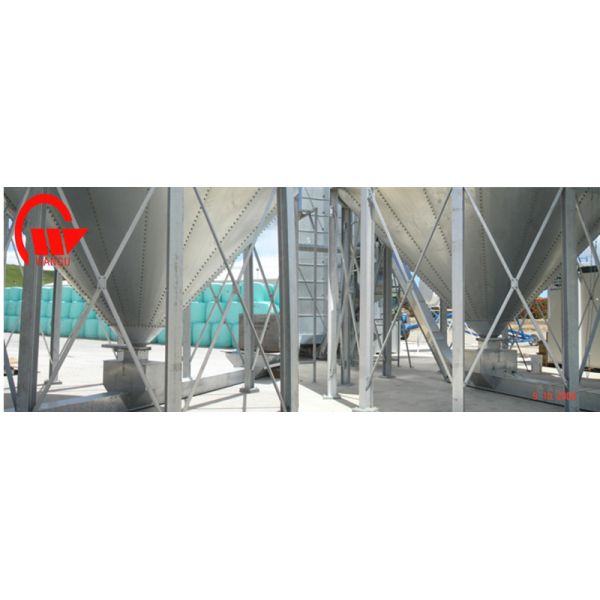 Instalación fácil de acero empernada de Silo de grano de la asamblea 12 meses de garantía