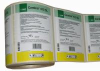 Etiqueta Eco da garrafa da medicina da cor de Pantone - material impermeável amigável