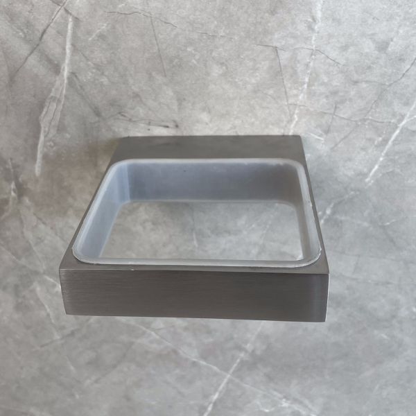 Современный набор оборудования ванны держателей щетки туалета нержавеющей стали металла стеклянный