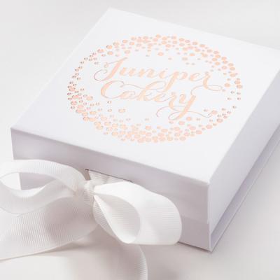 Custom Eco Friendly foldable Corrugated Magnetic Folding Box Black paper shipping box