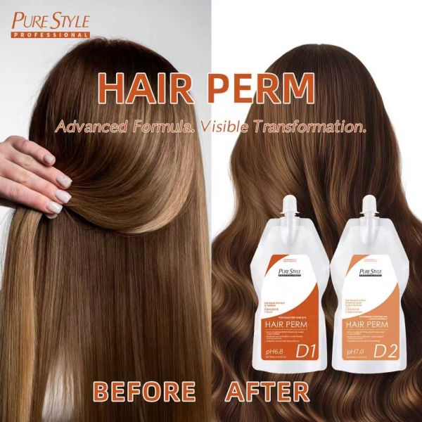 Purestyle Professional Salon OEM Hair Perm Cream  Long Lasting Hot Perm Curling Hair Products