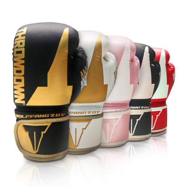 Customized Logo Vintage Boxing Gloves 8 To 16 Ounce Professional Boxing Gloves