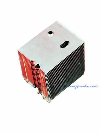 Air Cooling Extruded Aluminum Heat Sinks Computer Heatsink Tolerance 0.02mm - 0.1mm
