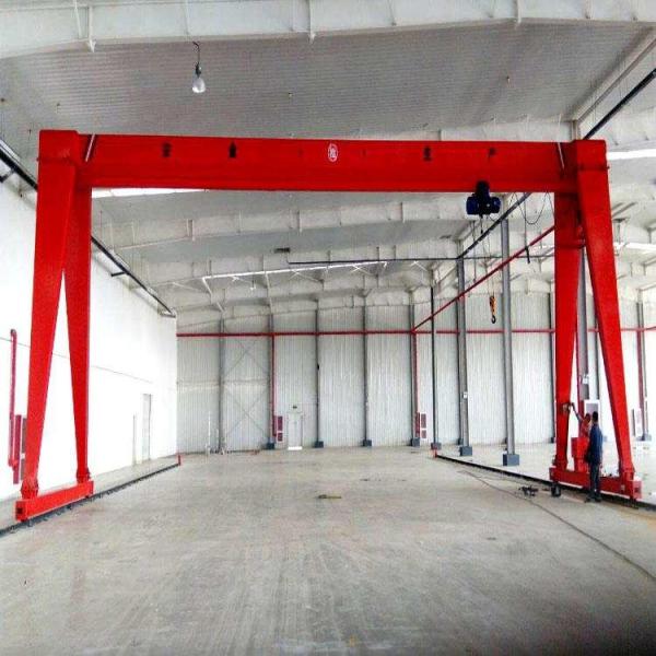 Warehouse Single Girder Gantry Crane 10 Ton Bridge Crane OEM ODM
