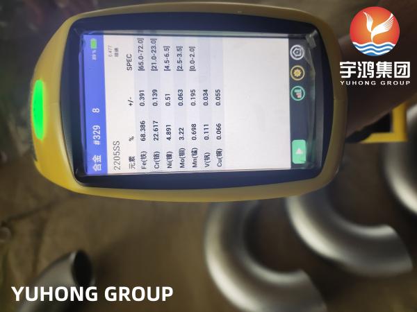 Duplex Steel ASTM A815 S32205  Return Bend Elbow For Pipeline Power Plant